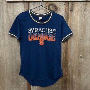 Sideline Apparel Syracuse Orange Officially Licensed Fanwear Ladies Top Medium